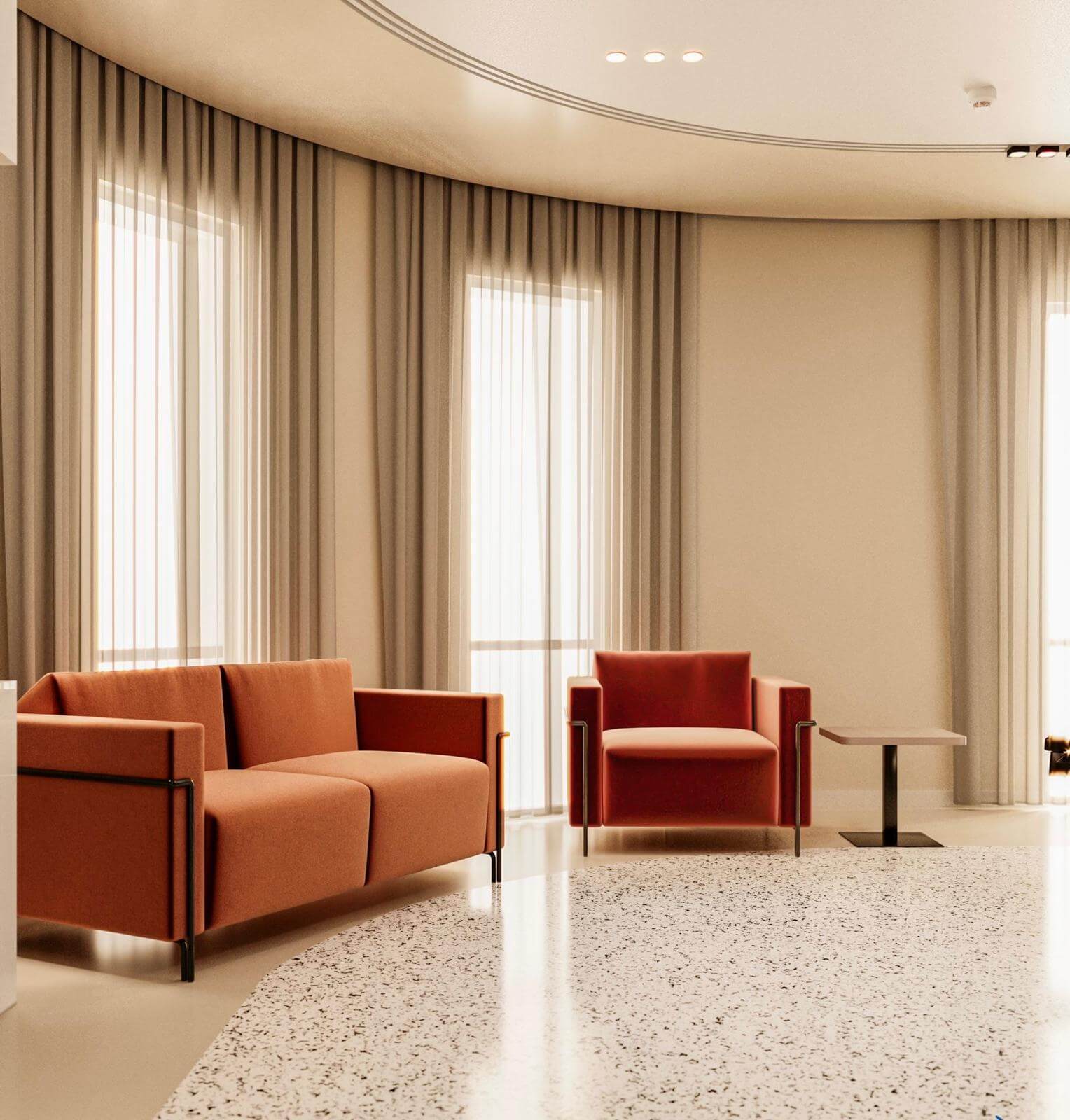 Modern Reception Area